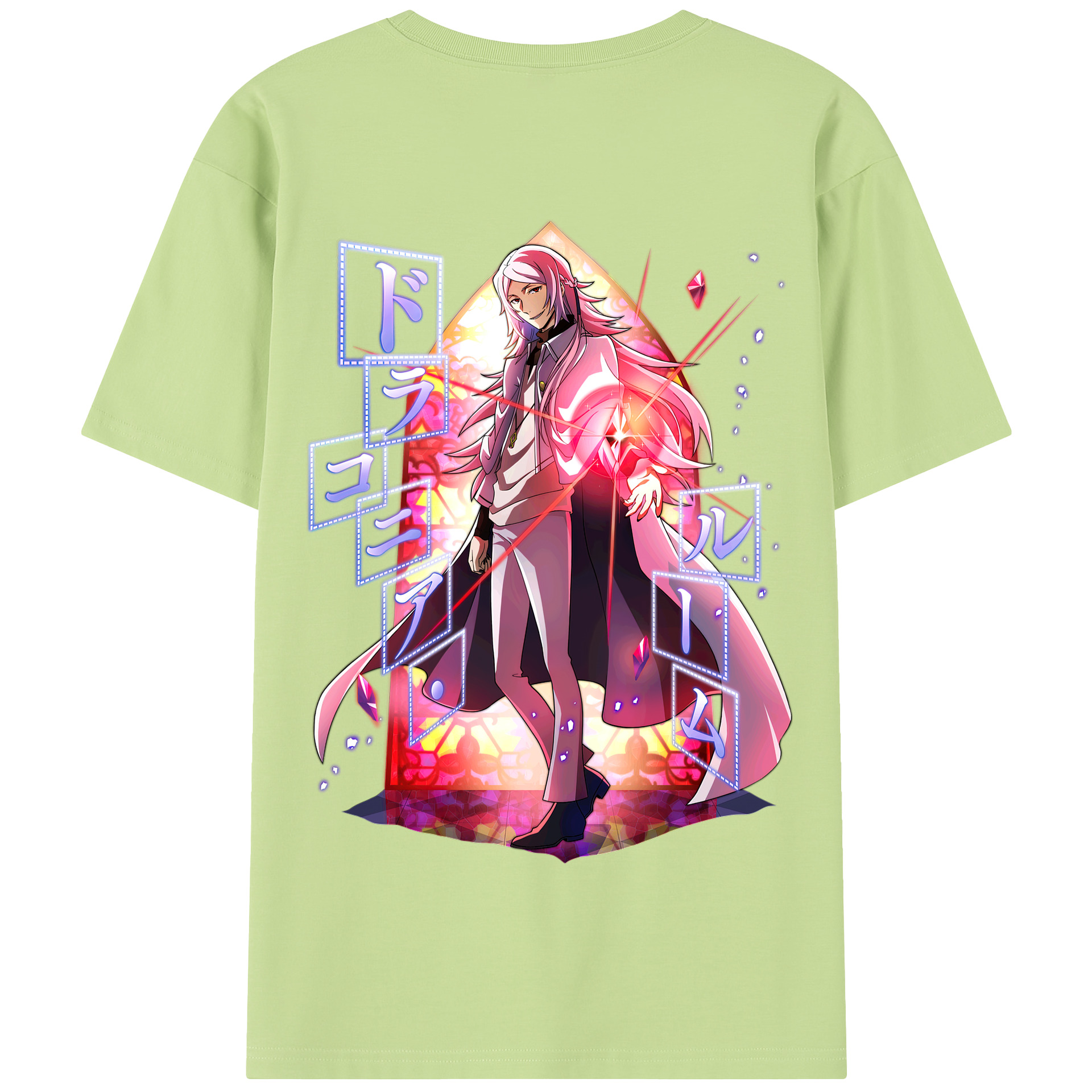 （画像用） 文豪ストレイドッグス Bungo Stray Dogs 綿100％半袖Tシャツ（背面プリント）